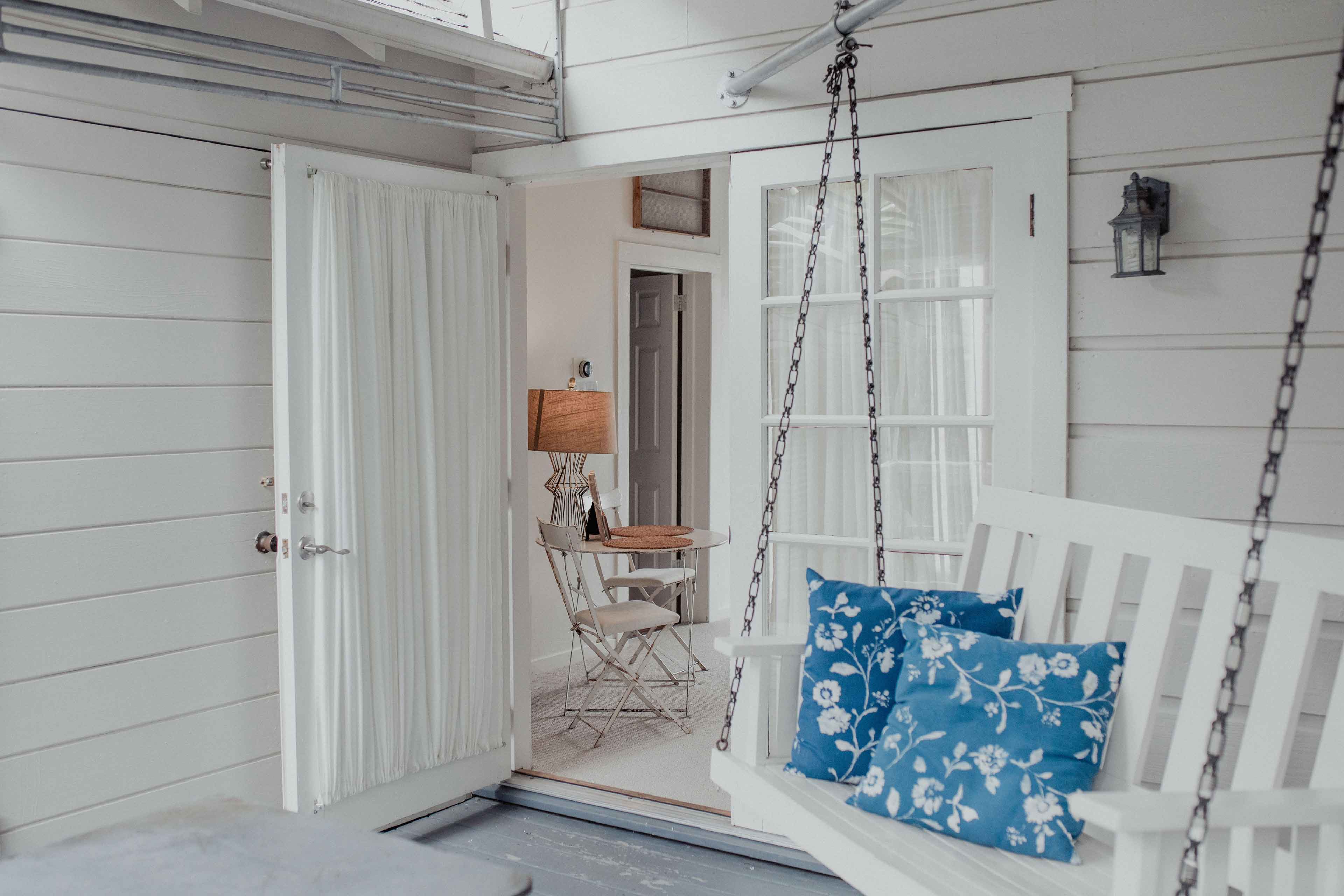 bench in the mimosa suite